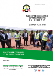Rapport de performance du 7e trimestre du Compact (janvier-mars 2019)